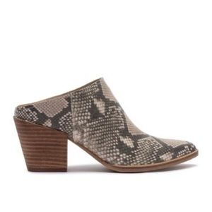 Dolce Vita snake skin rianna mule